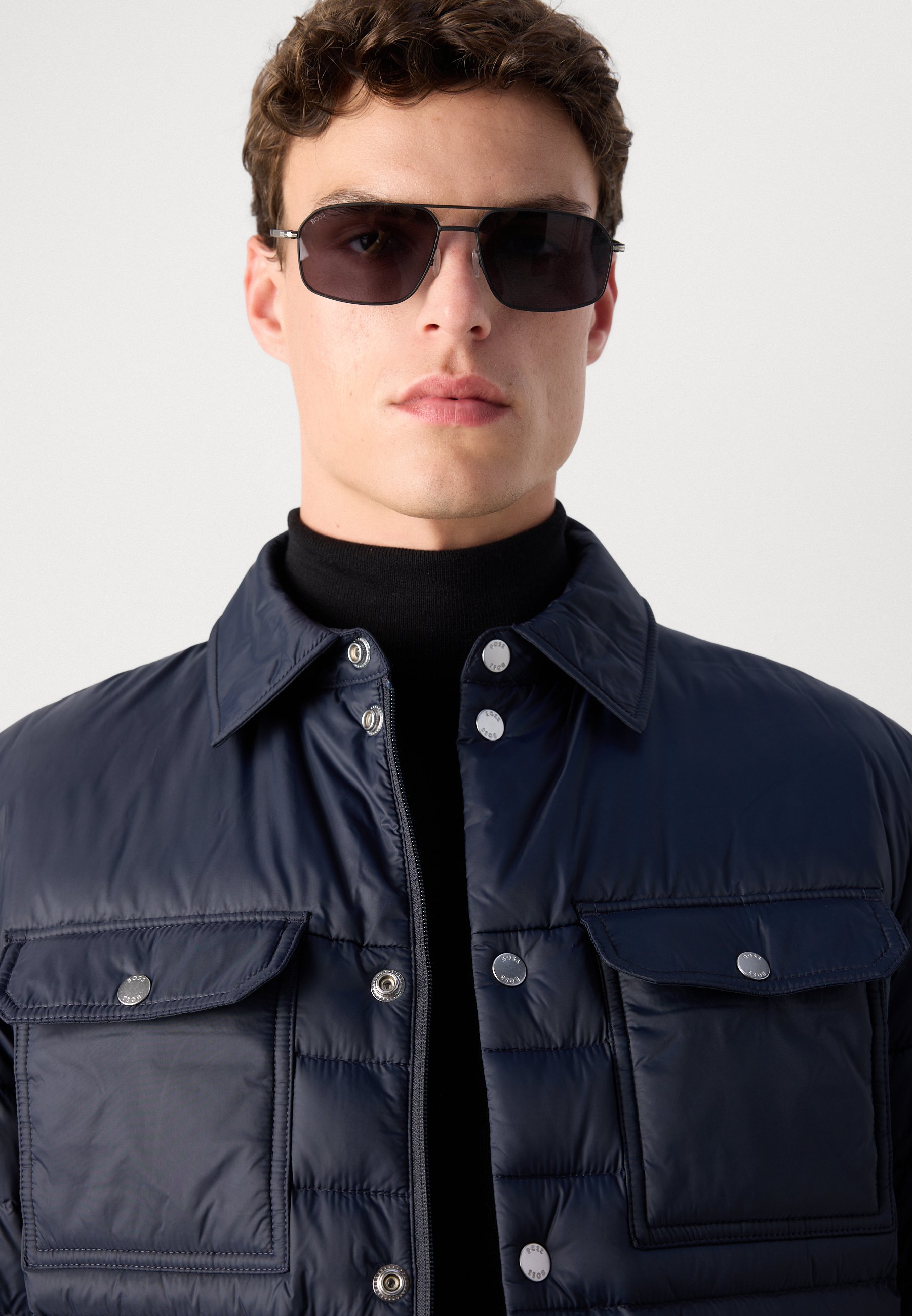 BOSS H-DAHANSO - Giacca imbottita - blu scuro