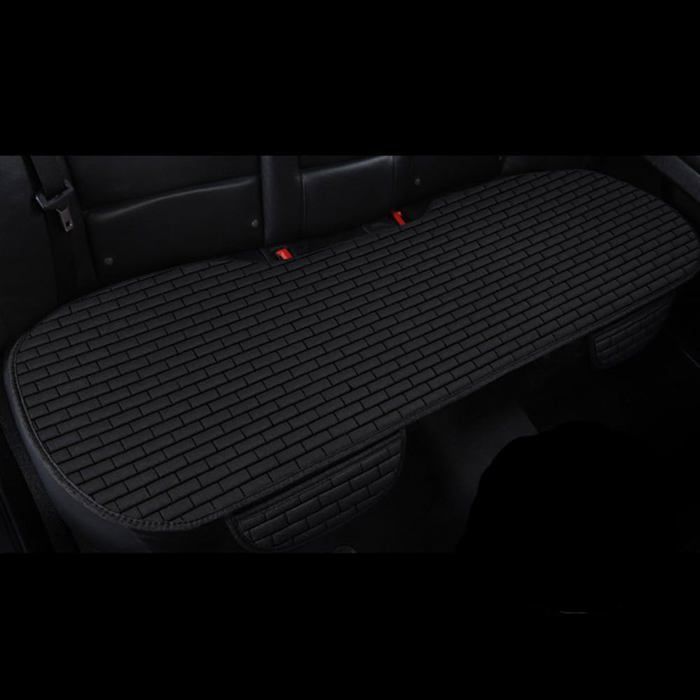 Funda para asiento de coche - PZCC - Negra - Lino - Universal - 1 funda trasera