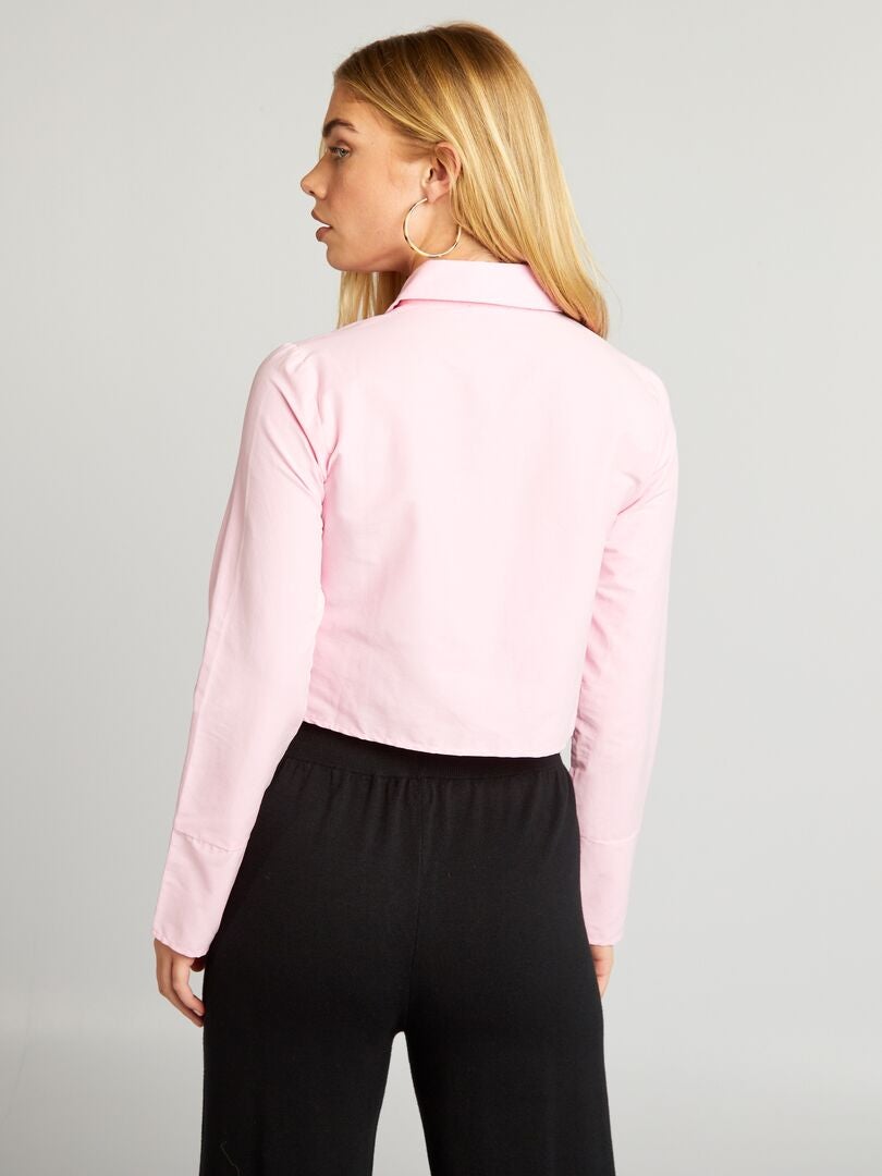 Korte top - ROZE