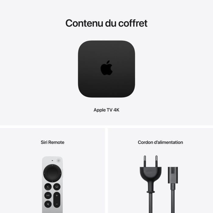 Apple TV 4K de 128 GB, puerta de enlace multimedia de tercera generación