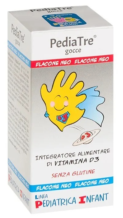 Voedingssupplement voor kinderen met vitamine D in druppels van 7 ml.
