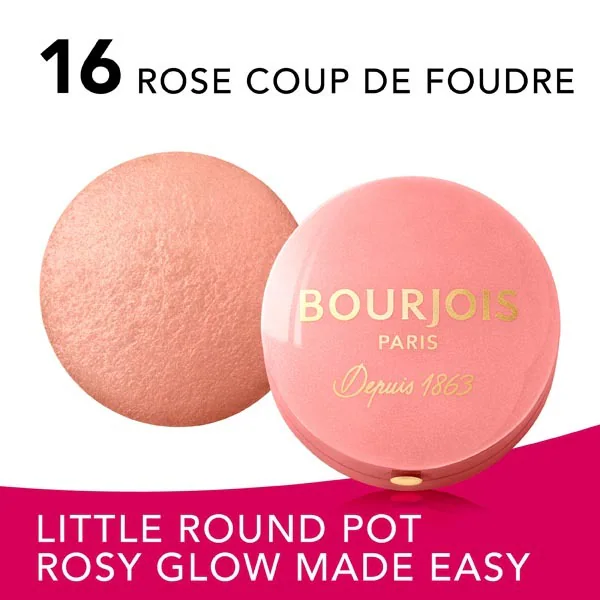 Bourjois Little Round Pot Fard 16 Rose Coup De Foudre