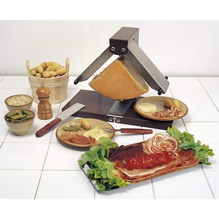 Raclettegrill, 1/4 Rad, 900 W - Edelstahl