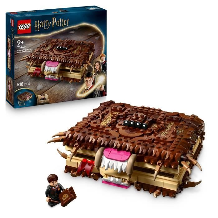 LEGO Harry Potter 76449 Il Libro dei Mostri - Giocattolo per bambini dai 9 anni in su