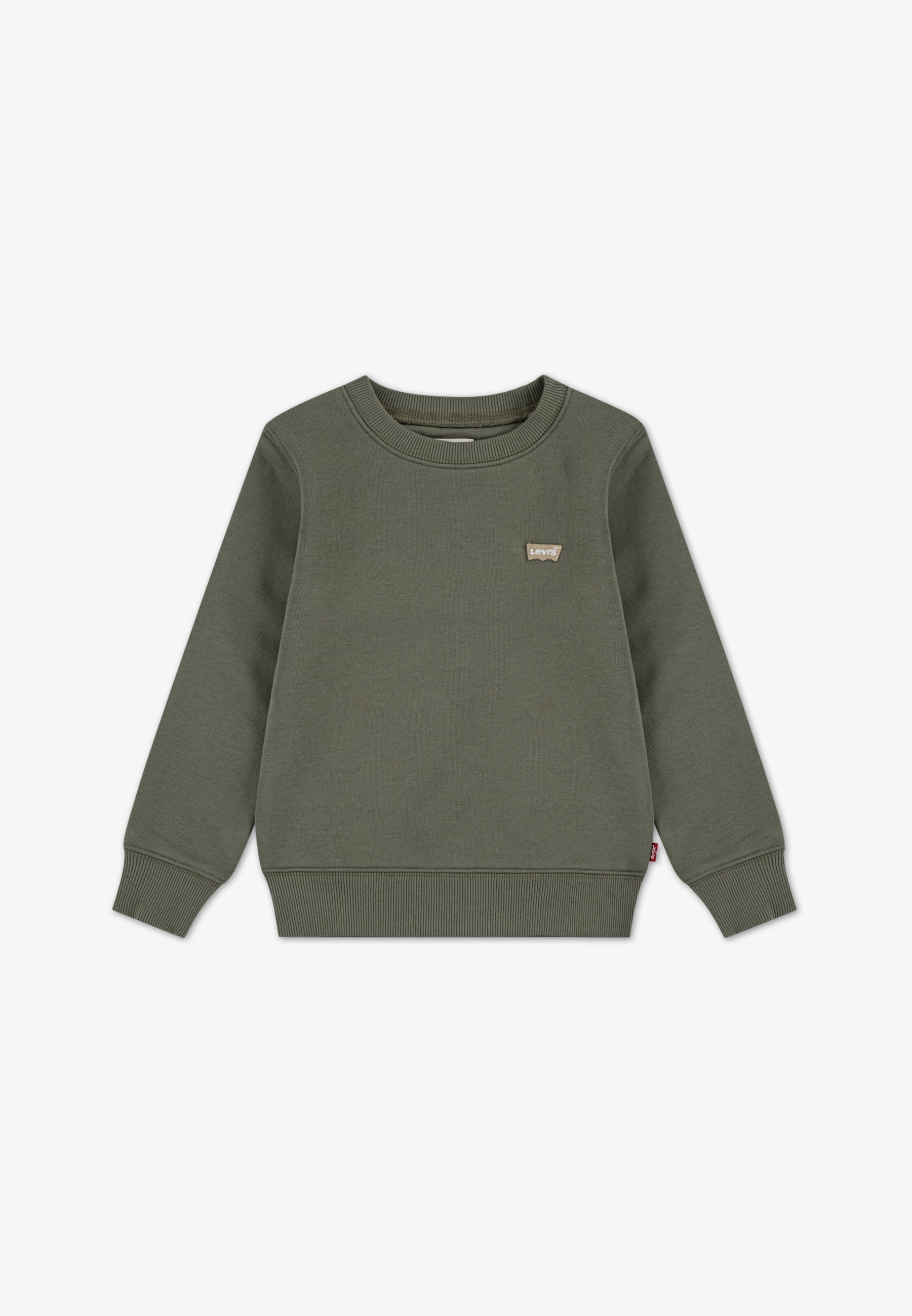 Sweat-shirt unisexe Levi's® MINI LOGO COL ROND - vert lichen foncé