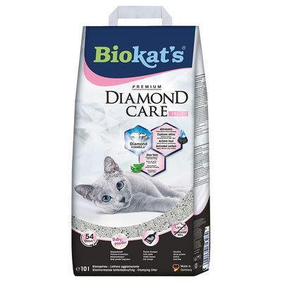 Arena para gatos Biokat Diamond Care Fresh