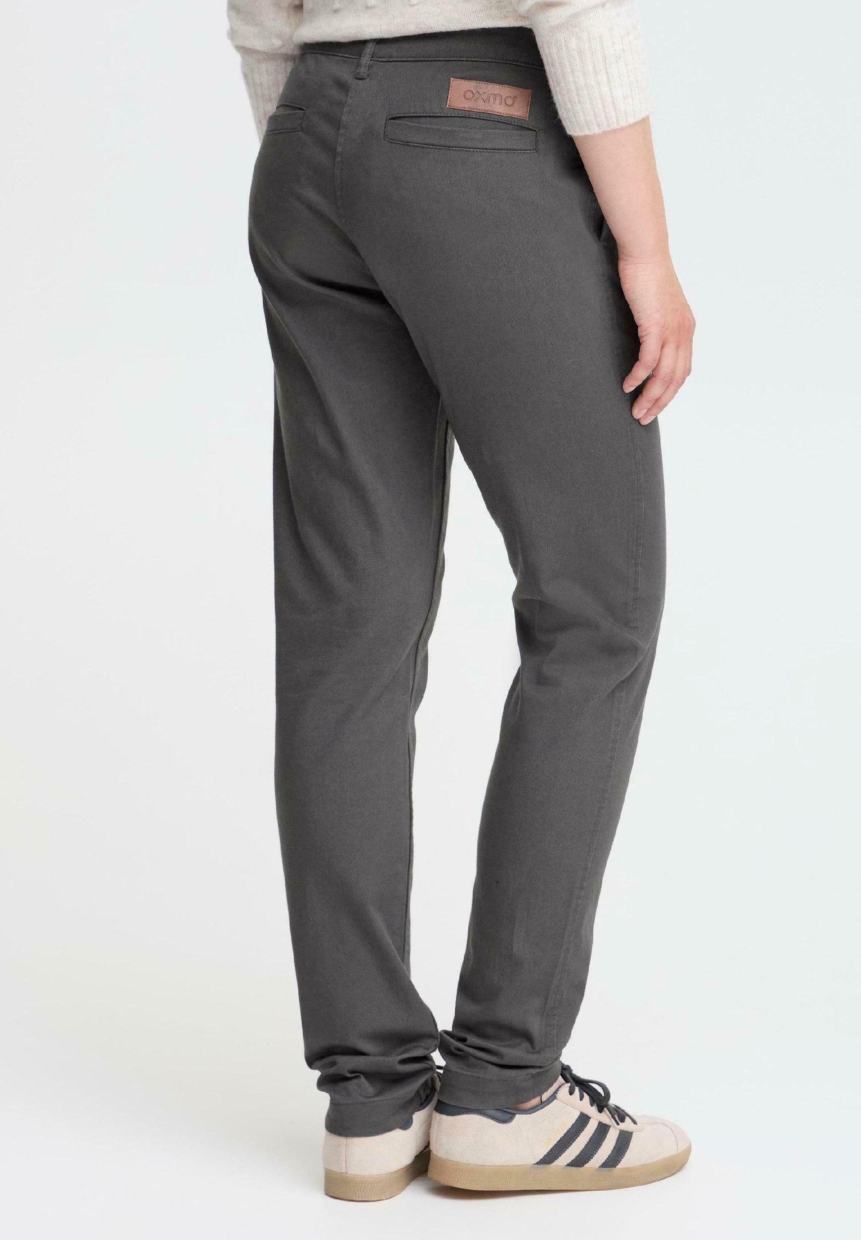 Oxmo OXIBEN - Pantaloni Chinos - ferro forgiato