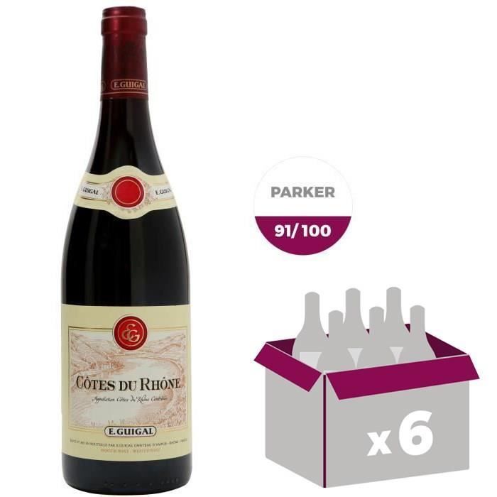 E. Guigal 2022 Côtes-du-Rhône - Vino tinto del Valle del Ródano x6