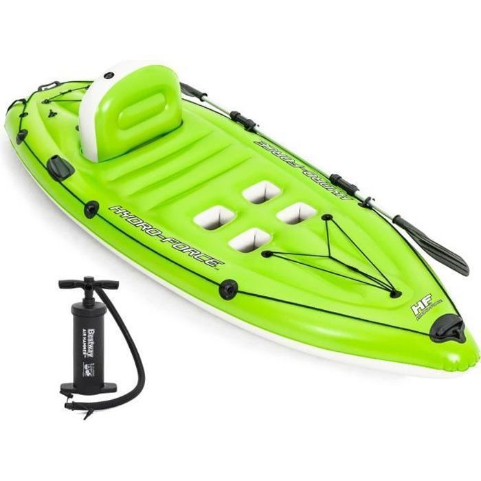 Kayak hinchable - BESTWAY - Koracle - 1 persona - 270x100x57 cm - Peso máximo 150 kg