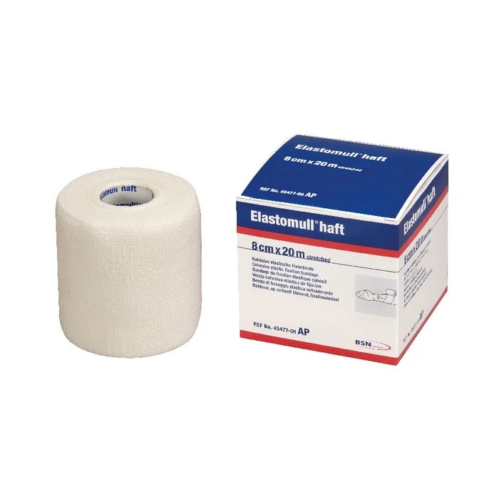 Venda elastica LEUKOPLAST Elastomull Haft 20 mx 8 cm rollo