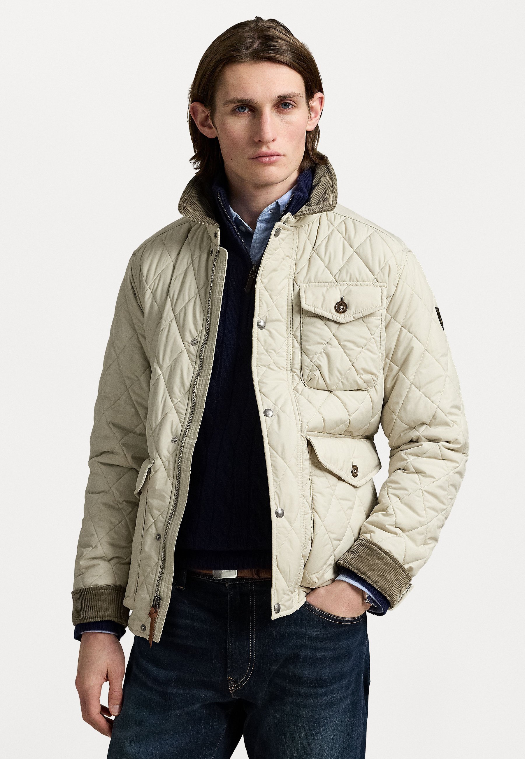 Lett jakke - navy/whitePolo Ralph Lauren THE BEATON QUILTED JACKET - Lett jakke - navy/whitePolo Ralph Lauren