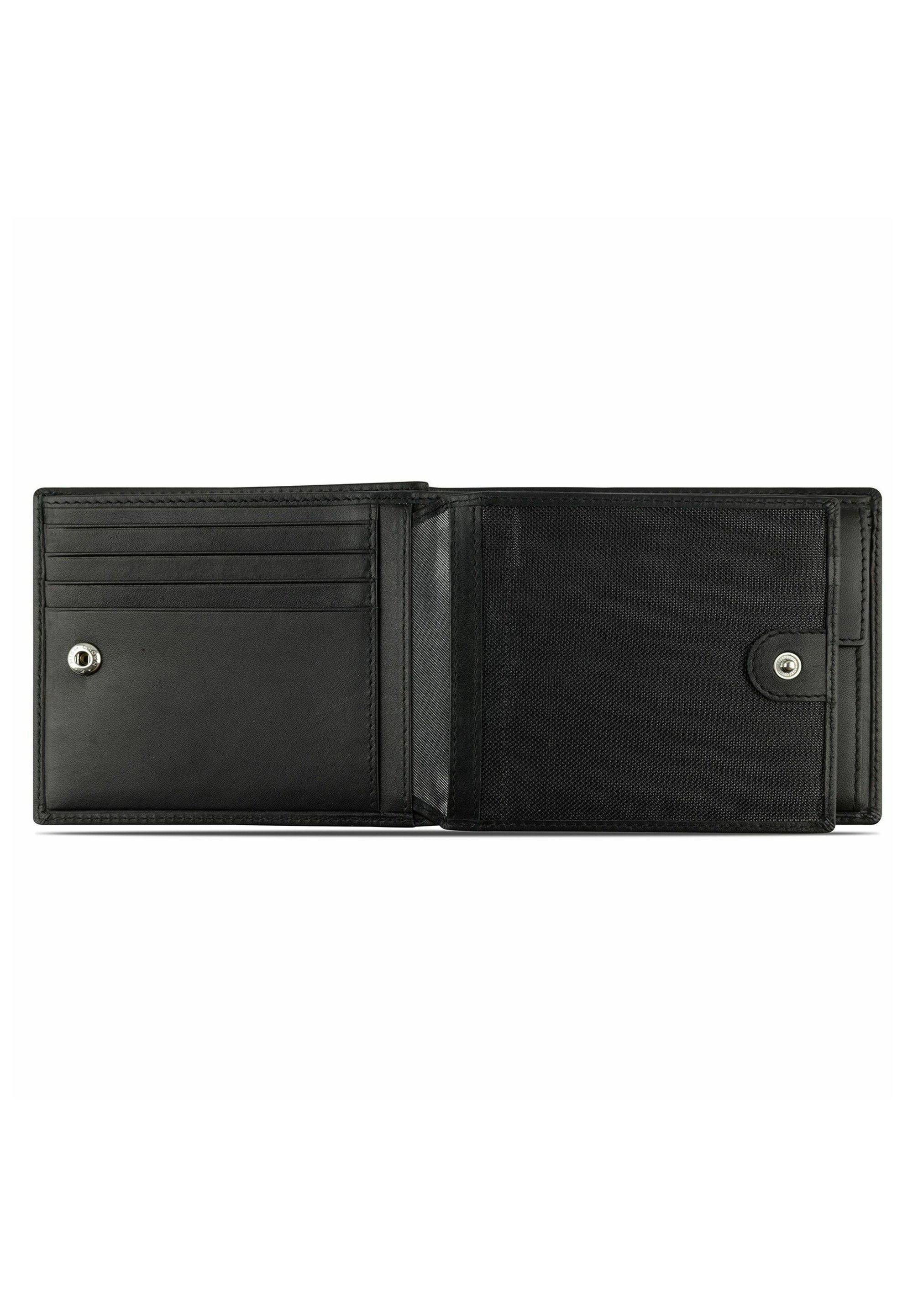 bugatti SUPER SLIM GELD RFID SCHUTZ 9 CM - Peněženka - schwarz