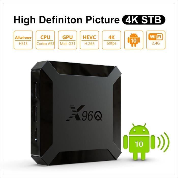 X96Q Android Smart TV Box - Allwinner H313 - 1GB 8GB - 6K - Netflix - Google Play Store - Multimedia Box