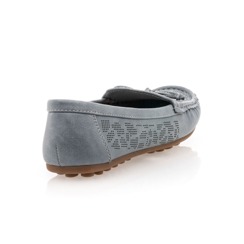 Blaue Damen-Loafer/Bootsschuhe