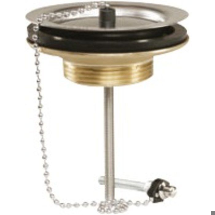 Bonde laiton pour évier grès, diamètre 60 mm - Valentin