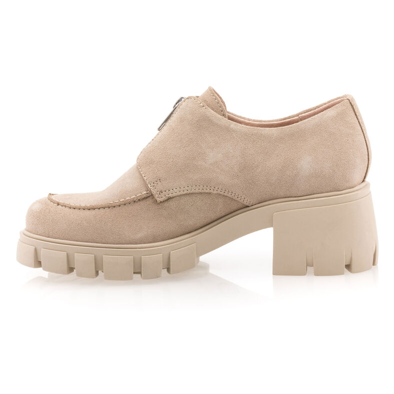 Beige Damen-Loafer/Bootsschuhe