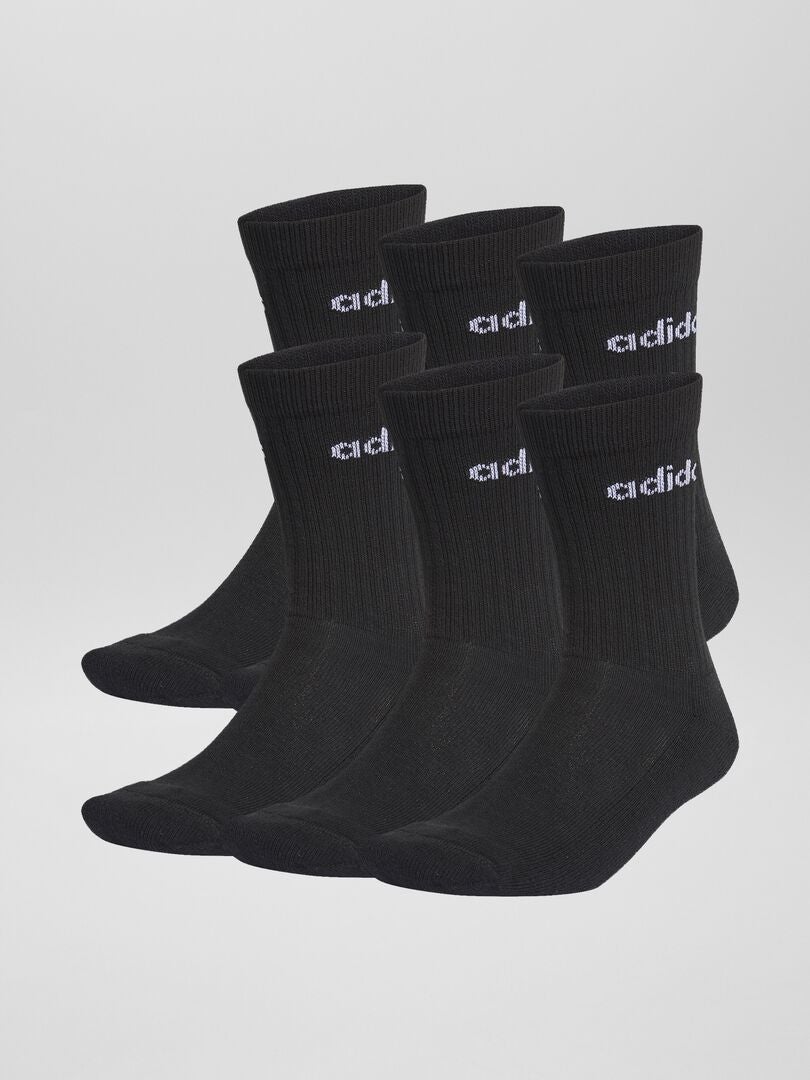 Set van 3 paar 'adidas' sokken - zwart