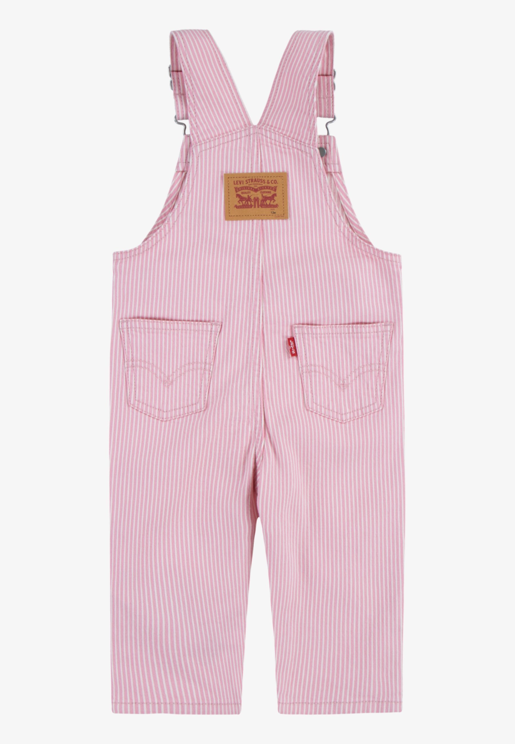 Salopette Levi's® à rayures ferroviaires - Blanc éclatant