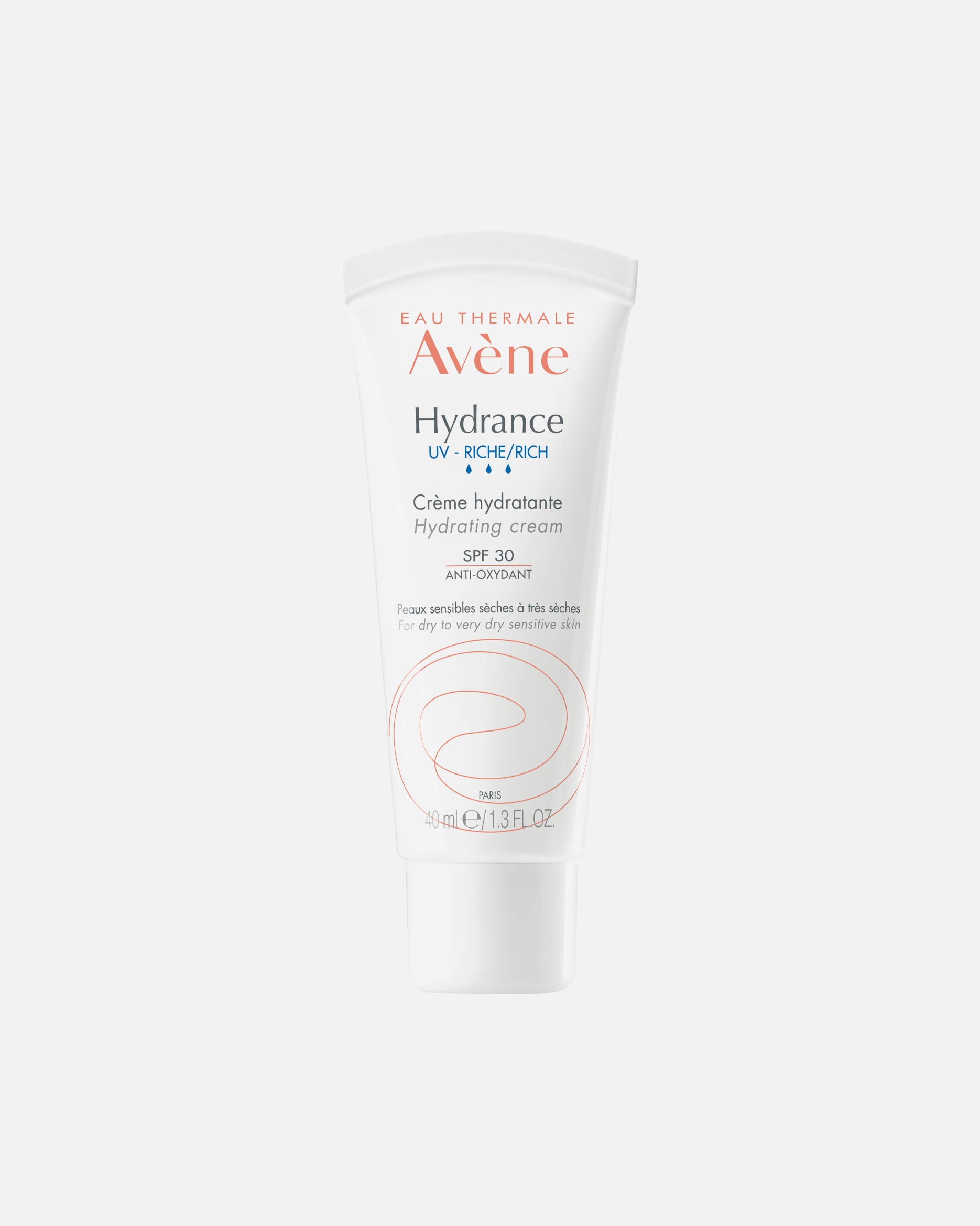 Avène Hydrance UV Rich Moisturizing Cream Face Emulsion - 40 ml