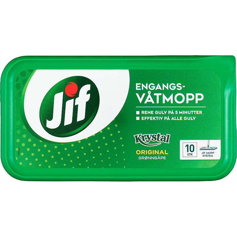 Jif Engångsmopp 10-pack Jif Crystal