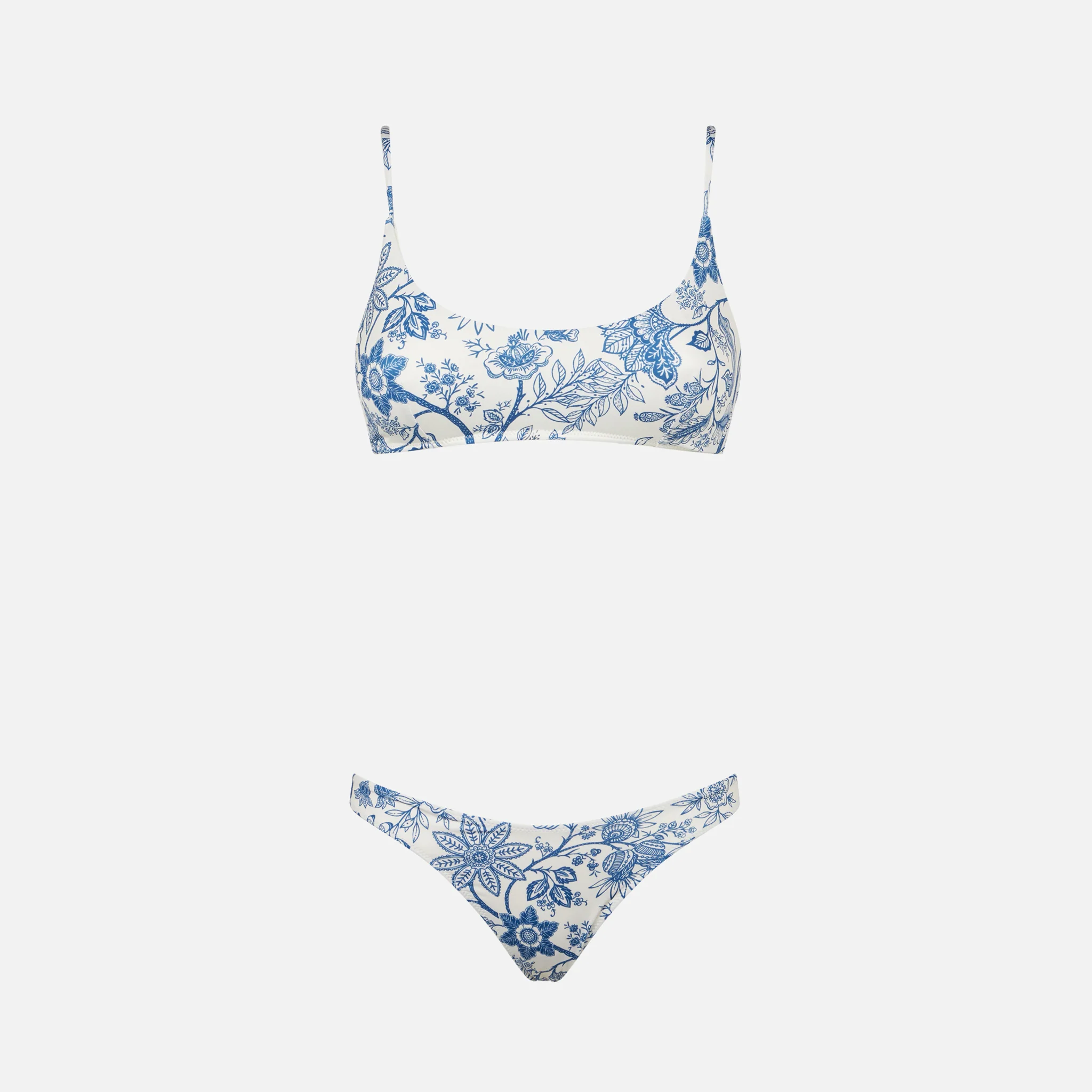 Dames bralette bikini met bloemenprint