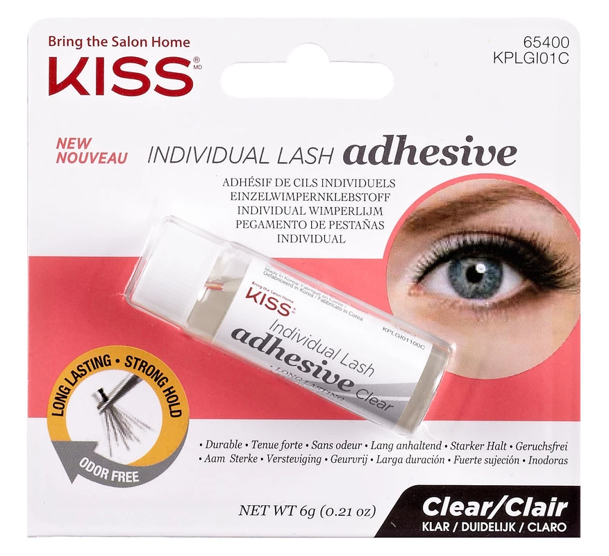 Lipici individual pentru gene, transparent - Kiss