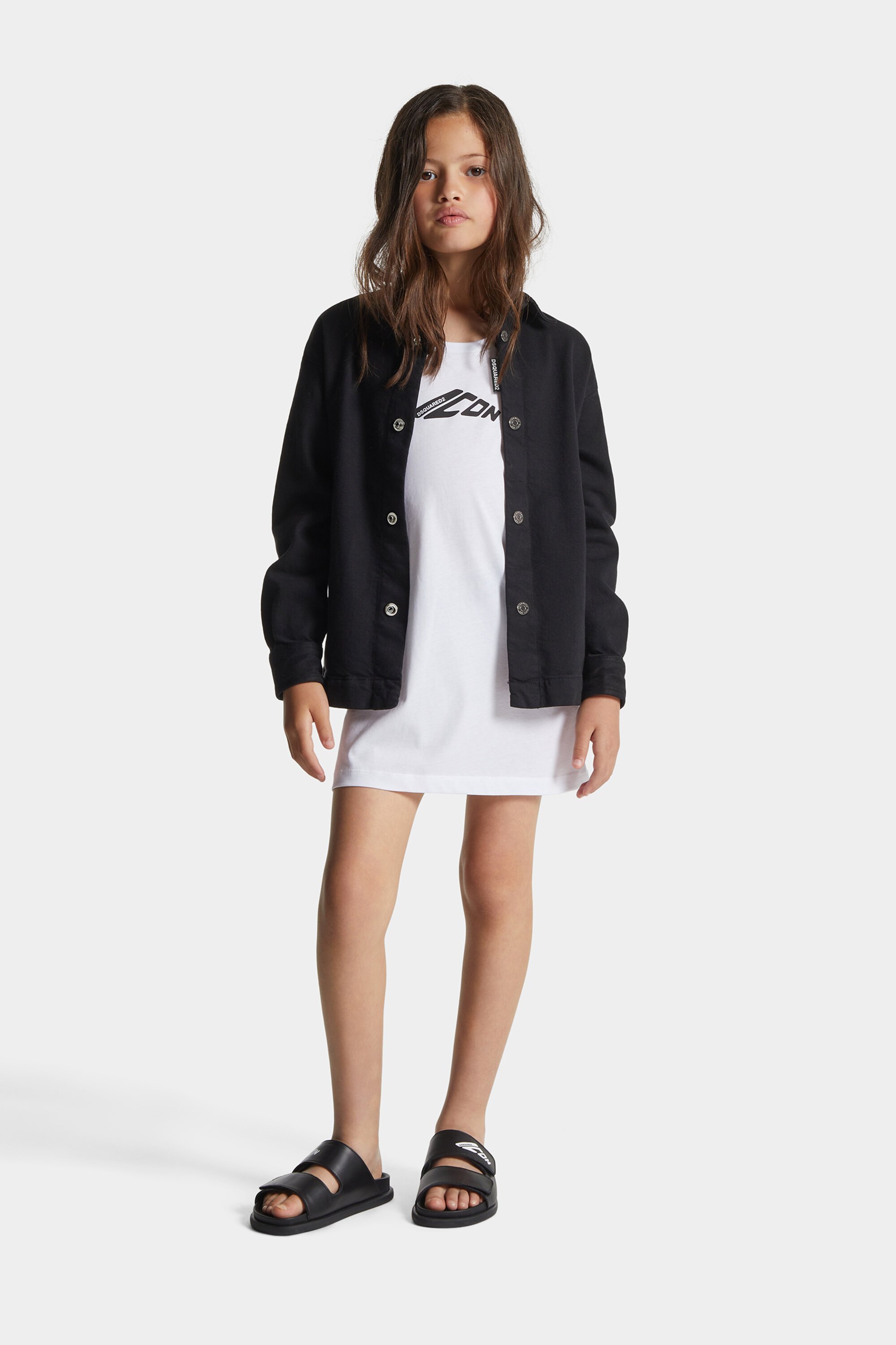 Dsquared2 ICON - Vestido de malha - branco