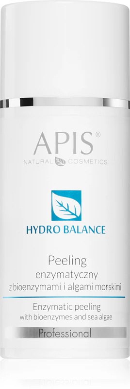 Peeling enzimático profissional Hydro Balance da Apis Natural Cosmetics para peles sensíveis e secas.