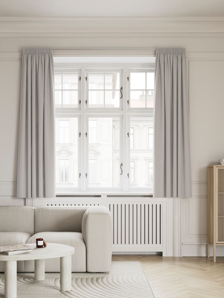 AMUNGEN zavjesa za zamračivanje 1x140x175 cm svijetlosiva
