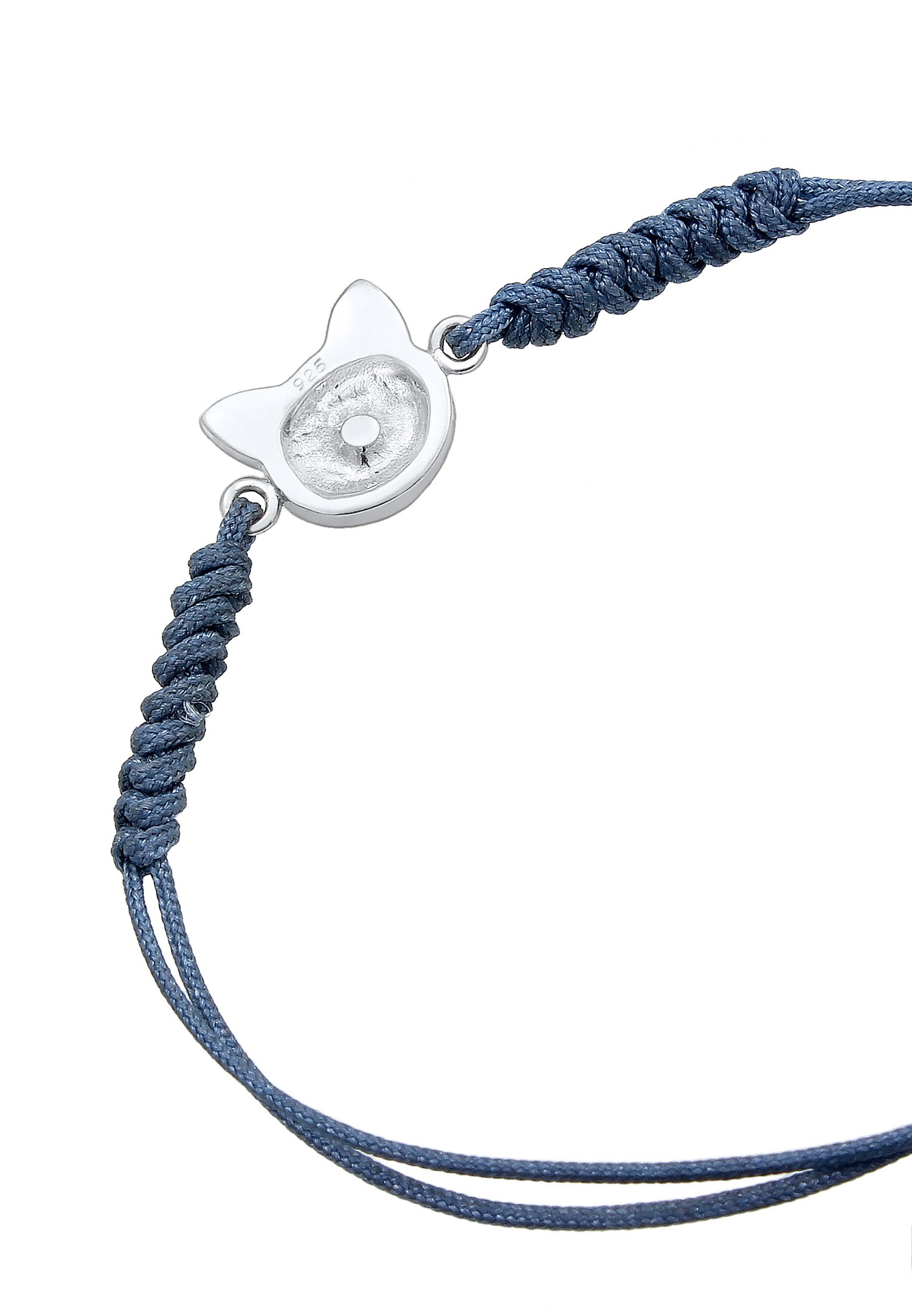 Elli Chat Animal Doux Cristaux Bracelet Femme (925/1000) Argent