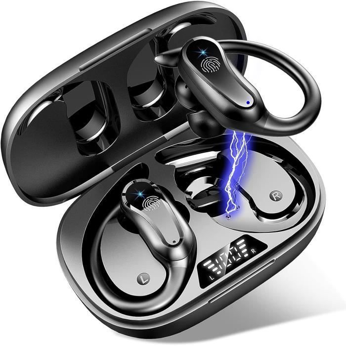 Wireless Earbuds - FINGERTIME - Hi-Fi Stereo Sound, IPX7 Waterproof, 42H Battery Life, Comfortable, Lightweight, Black