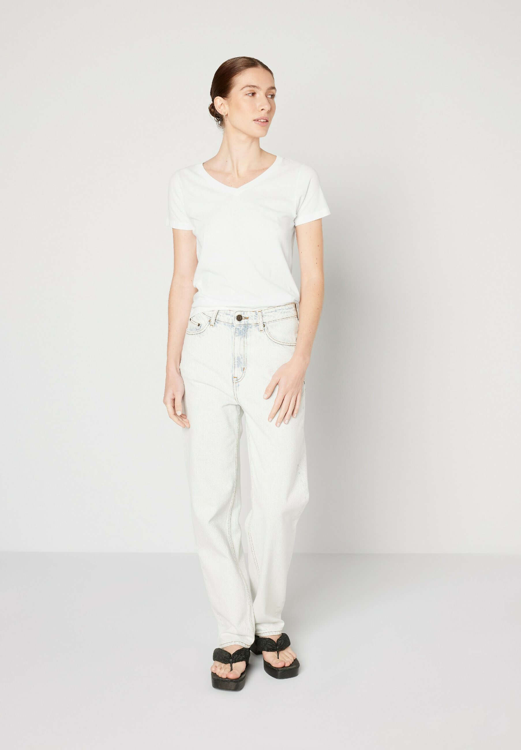 T-shirt basic American Vintage GAMIPY - bianca
