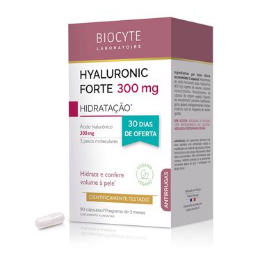 Cápsulas Biocyte Pack Antiarrugas con Ácido Hialurónico Forte 3 x 30 cápsulas