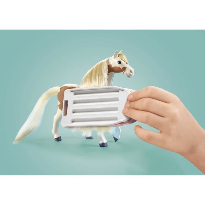 PLAYMOBIL 71639 Ellie avec cheval, Horses of Waterfall, 33 pièces, Dès 4 ans