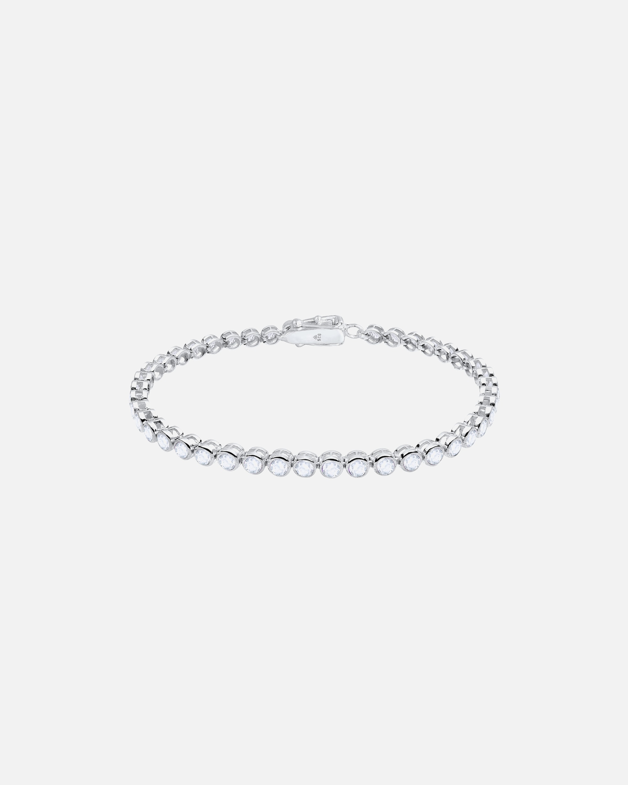 Elli PREMIUM Femmes bracelet de tennis avec topaze pierres précieuses en argent sterling 925