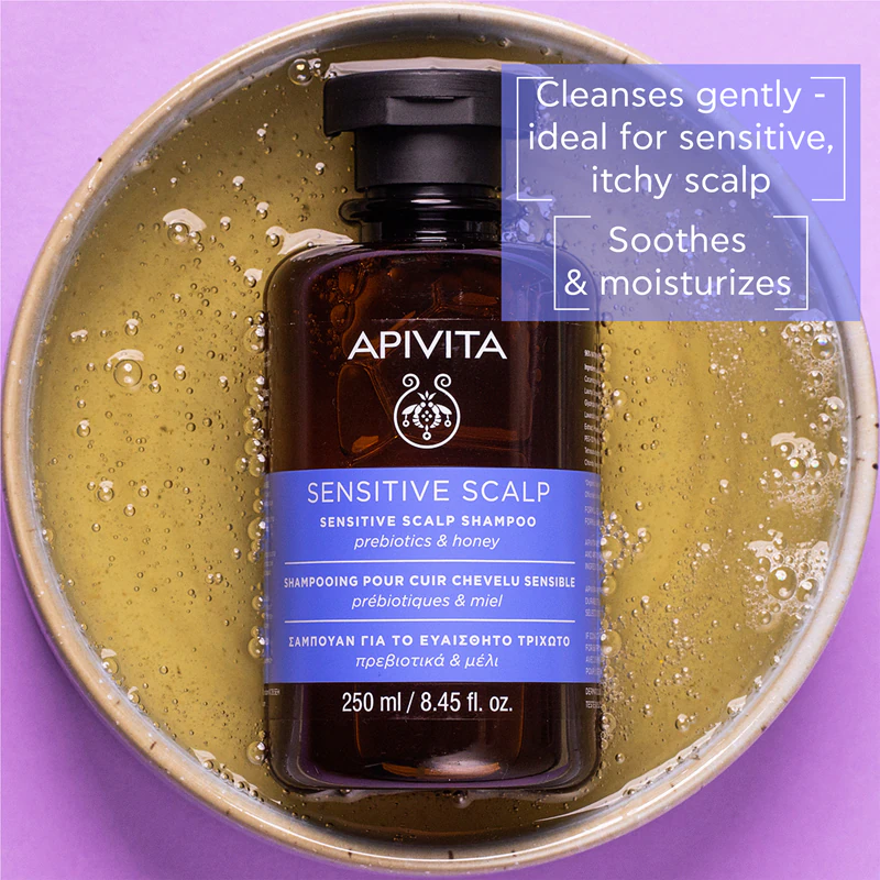 Apivita Sensitive Scalp šampón pre citlivú a podráždenú pokožku hlavy