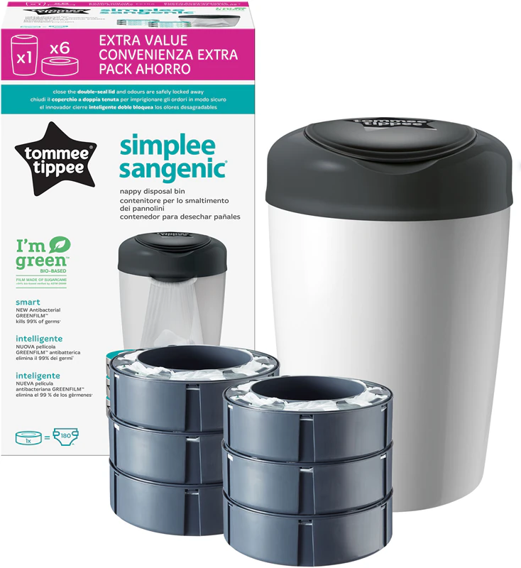 Conjunto Simplee da Tommee Tippee em embalagem prática