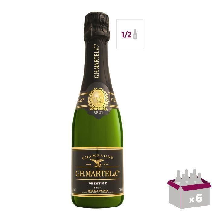 Champán GH Martel Prestige Brut - 37,5 cl x6