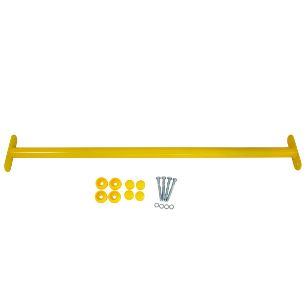 Metalowy drążek na plac zabaw 90 cm żółty