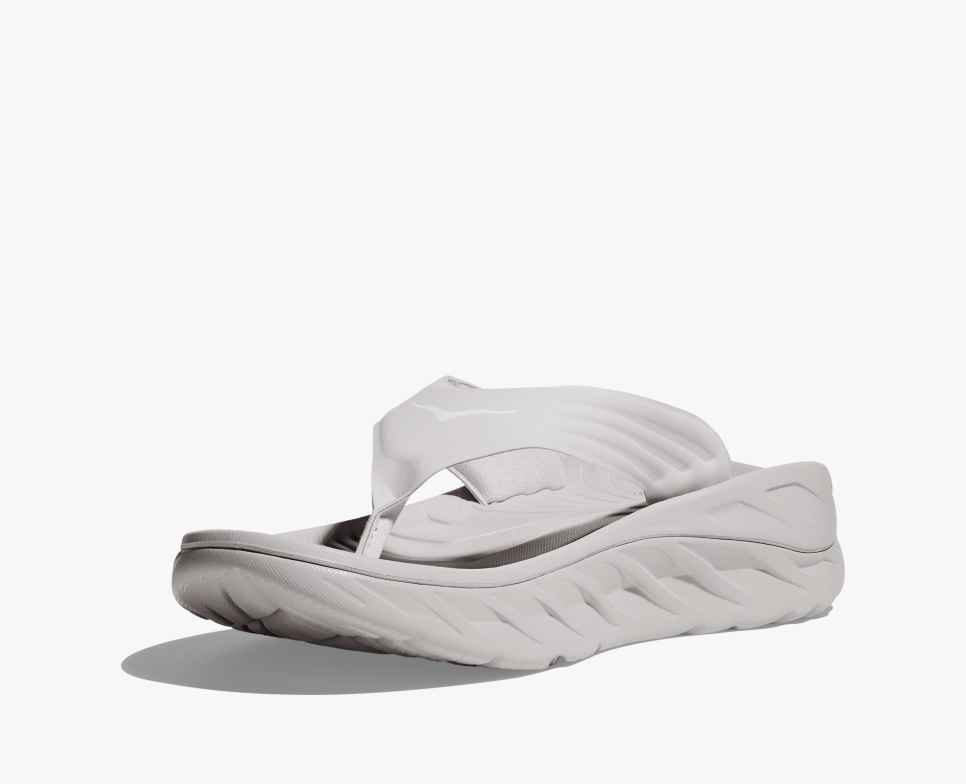 HOKA Ora Recovery Flip 2 Lunar Rock / Branco