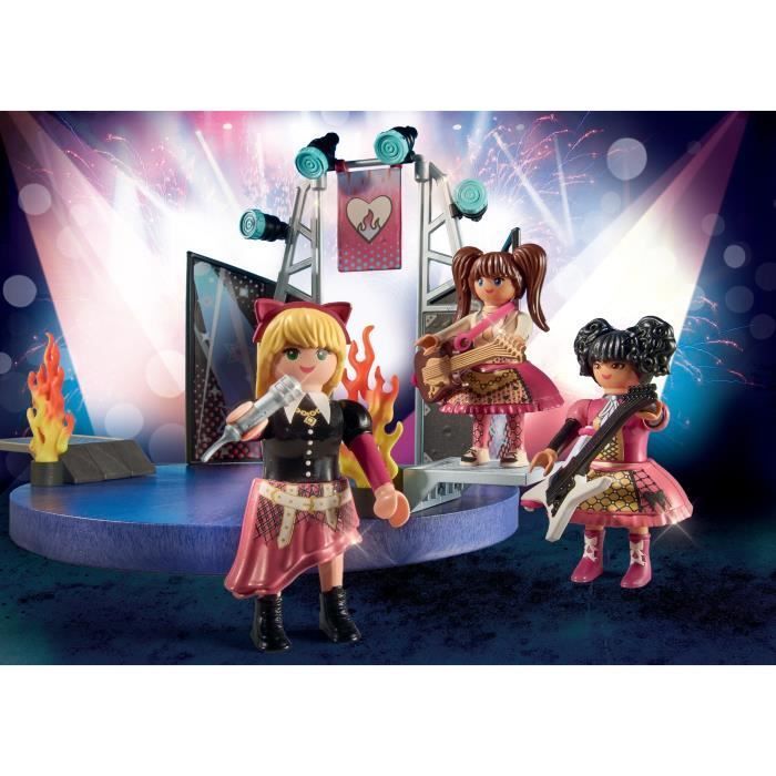 PLAYMOBIL 71042 Rock Band, Confezione promozionale Musicisti, City Life School, Età 4+