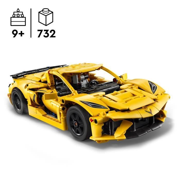 LEGO Technic 42205 Chevrolet Corvette Stingray - Voiture de sport pour garçon dès 9 ans