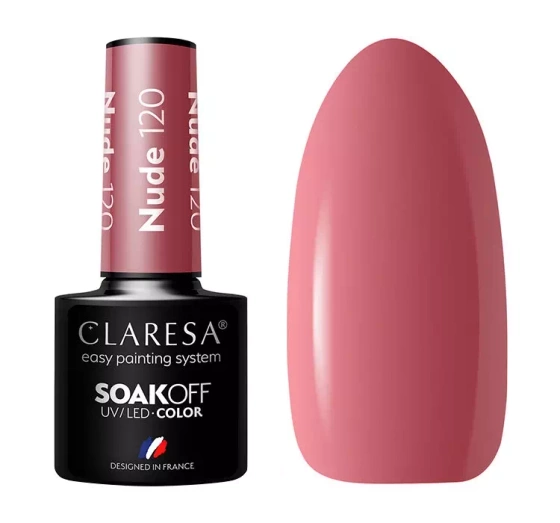 Claresa hybrydowy lakier do paznokci Nude 120 5 g