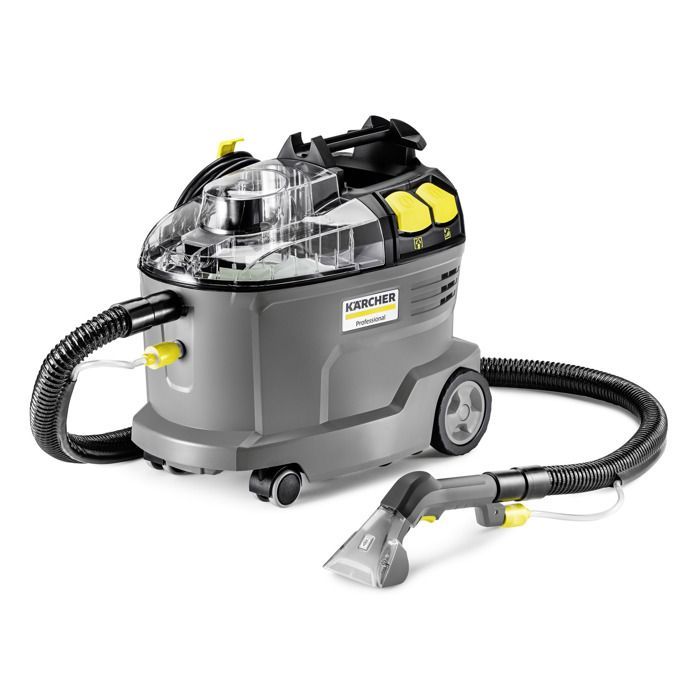 Limpiadora/inyectora de alfombras profesional Karcher Puzzi 8/1 - Potencia de 1200 W - Capacidad de 8 L