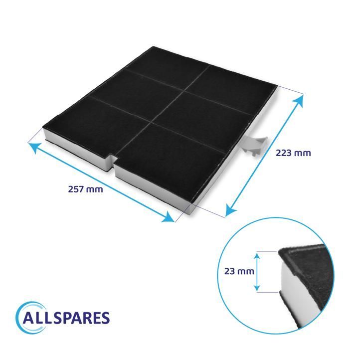 Carbon filter for Bosch, Neff, and Siemens cooker hoods