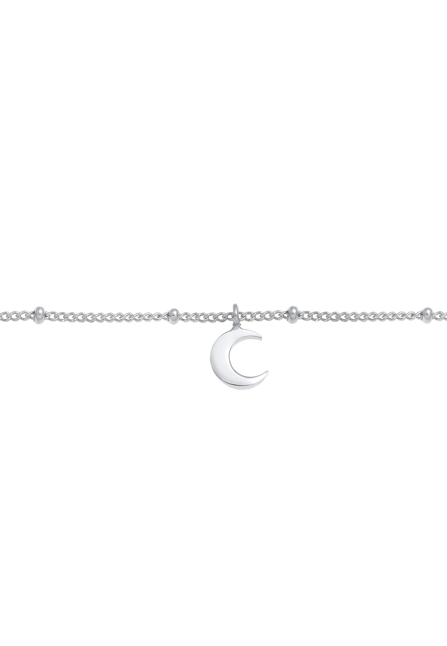 Elli Femmes choker boule demi-lune Astro en argent sterling 925