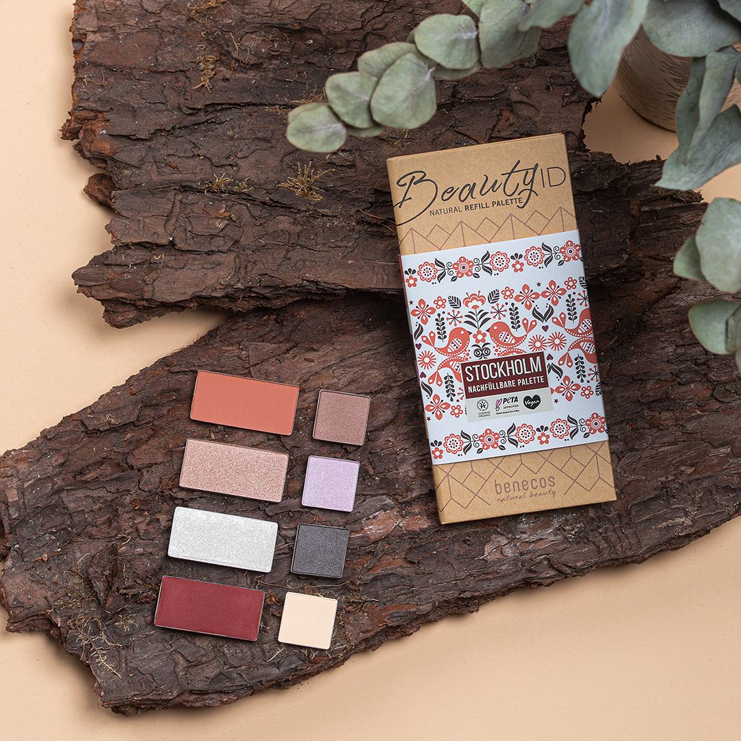 Beauty ID Stockholm Punjiva paleta prirodne šminke Palete sjenila i šminke