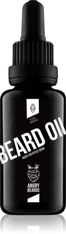 Óleo para barba Angry Beards Sick Sensei para homens