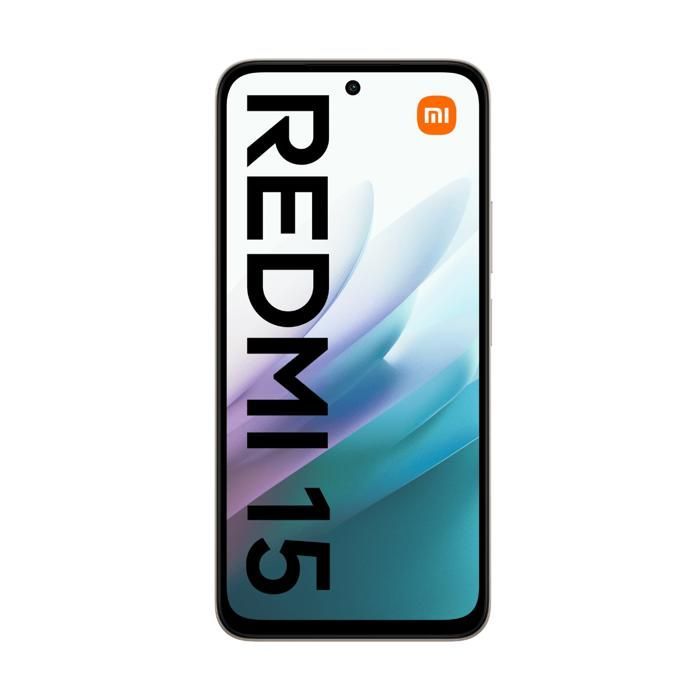 Téléphone mobile - XIAOMI - Redmi 15 4G - 6 Go RAM - 128 Go - Double SIM - IP64