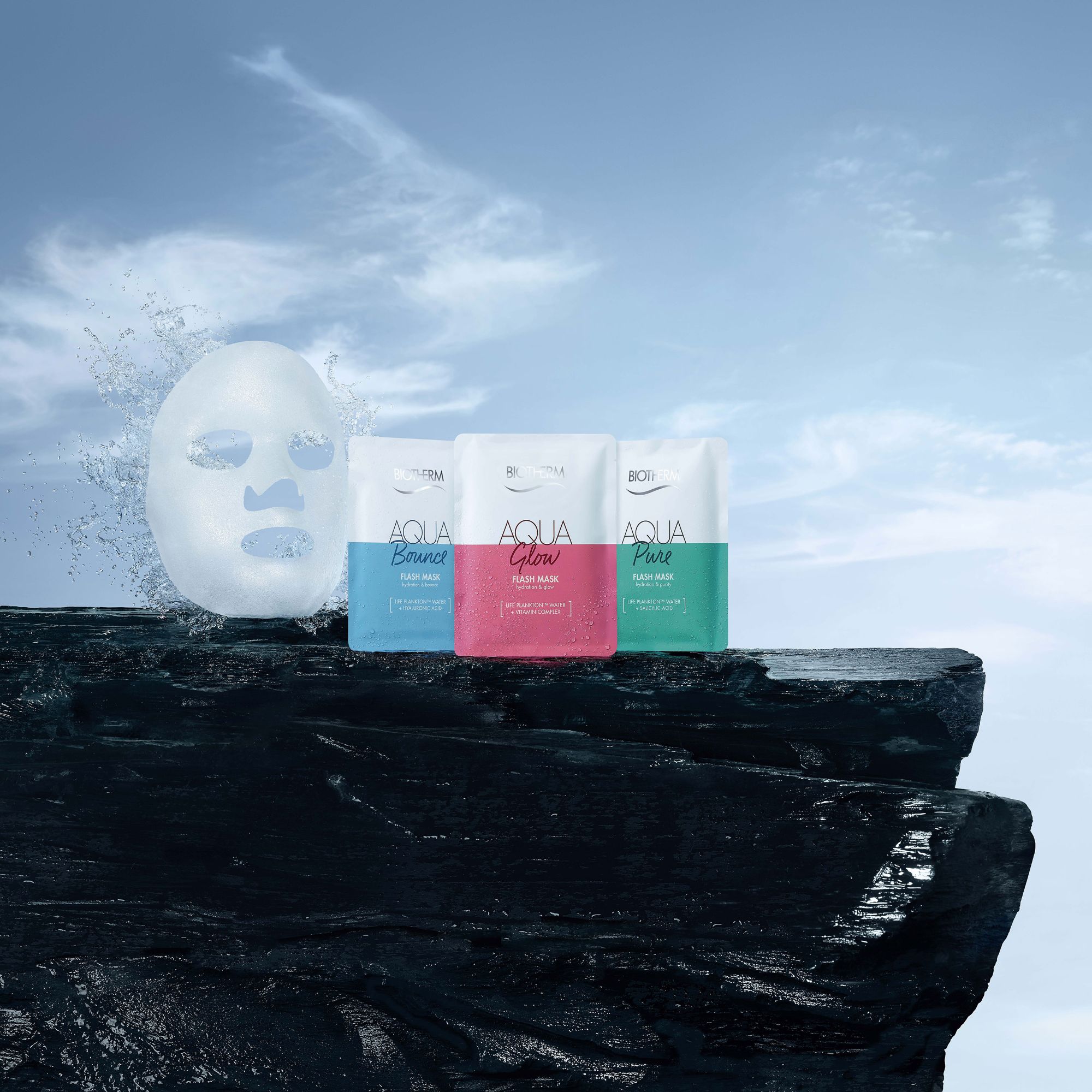 Aqua Flash Pure hidratáló maszk Aqua Pure Flash maszk - Biotherm